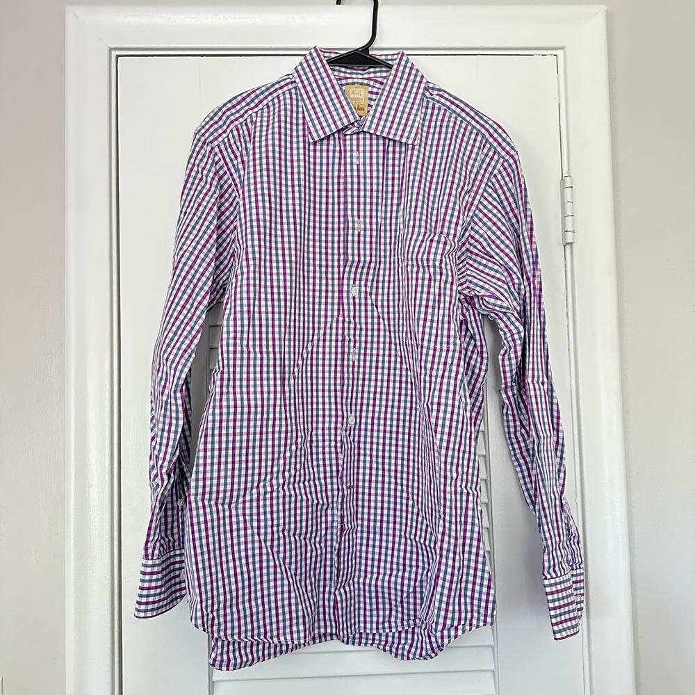 Ike Behar men’s dress button down size 15.5 R.